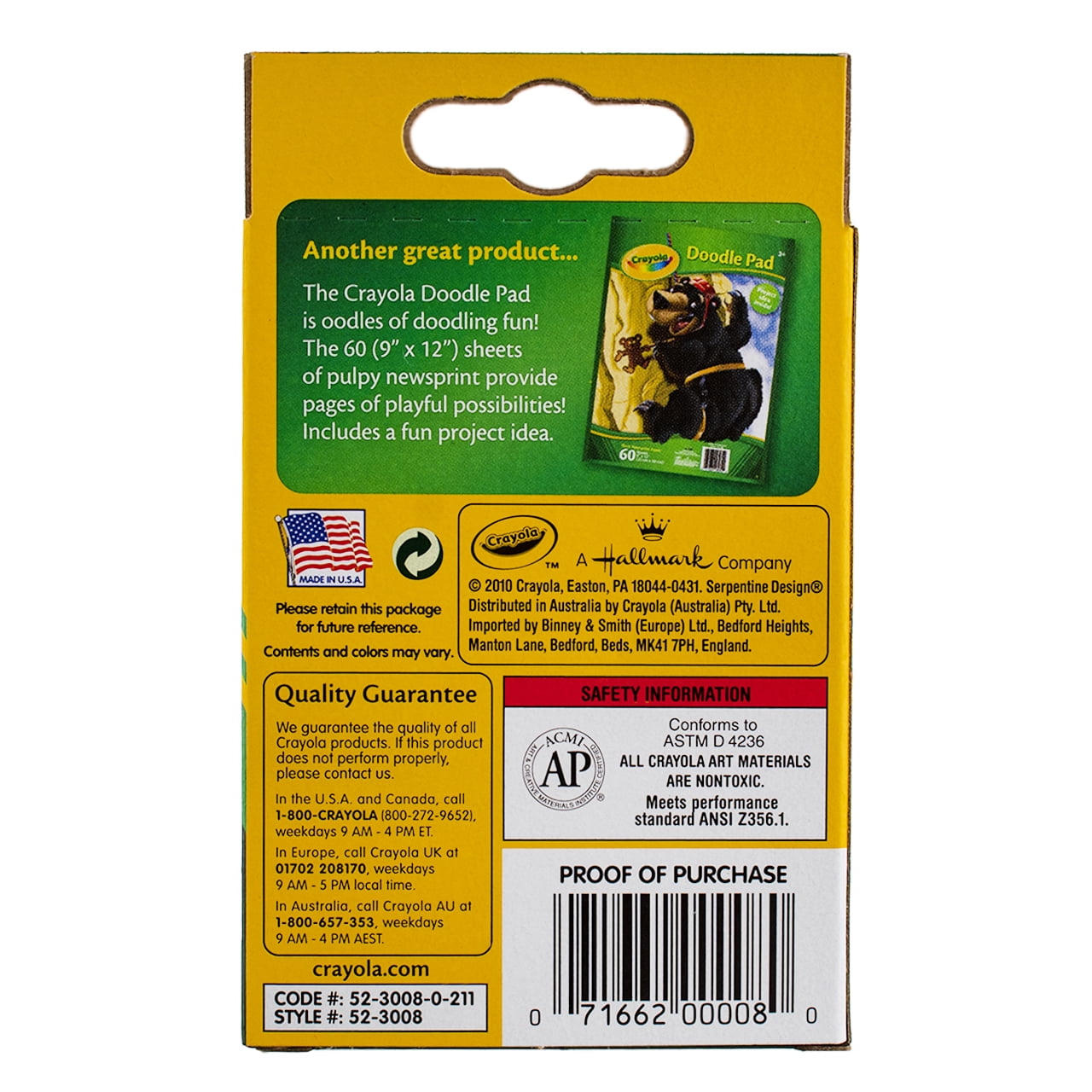 Crayola Crayons, 8 Ct (6 pack) (Bundle)