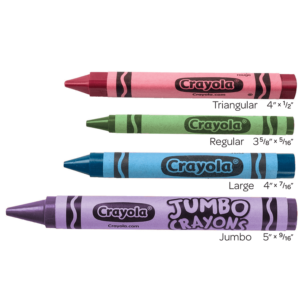 Crayola Large Size Classic Crayons 8 Count, Great For Small Hands