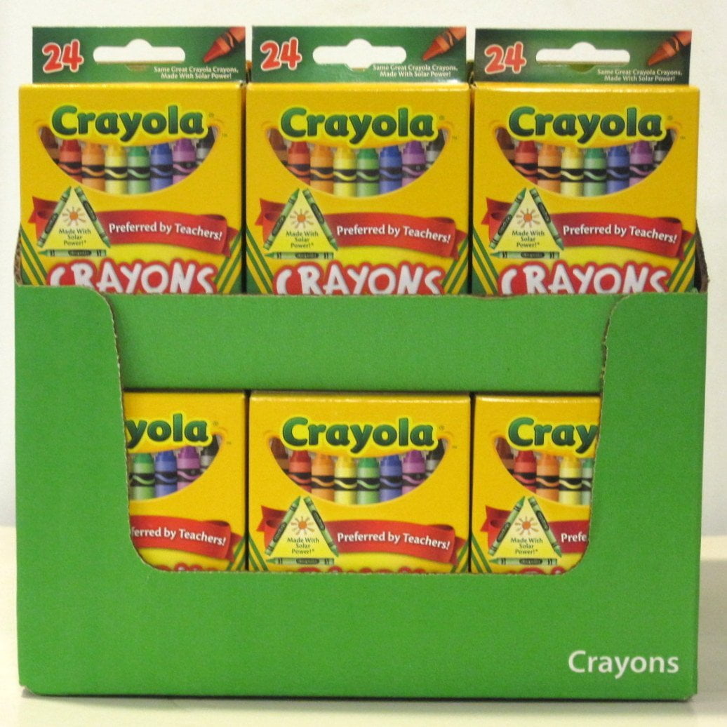 Crayola Wholesale: One Case of Crayons 24 Count (Case Contains 48 Boxes)