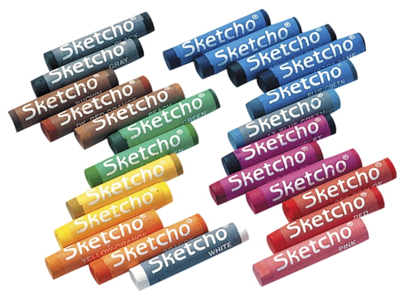 Prang Professional Sketcho Oil Crayon Set, Assorted Color, Set of 24