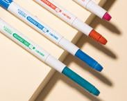 Deli Gel Crayons 24, Rotary Refills for Beginners and Artists, with Storage Case