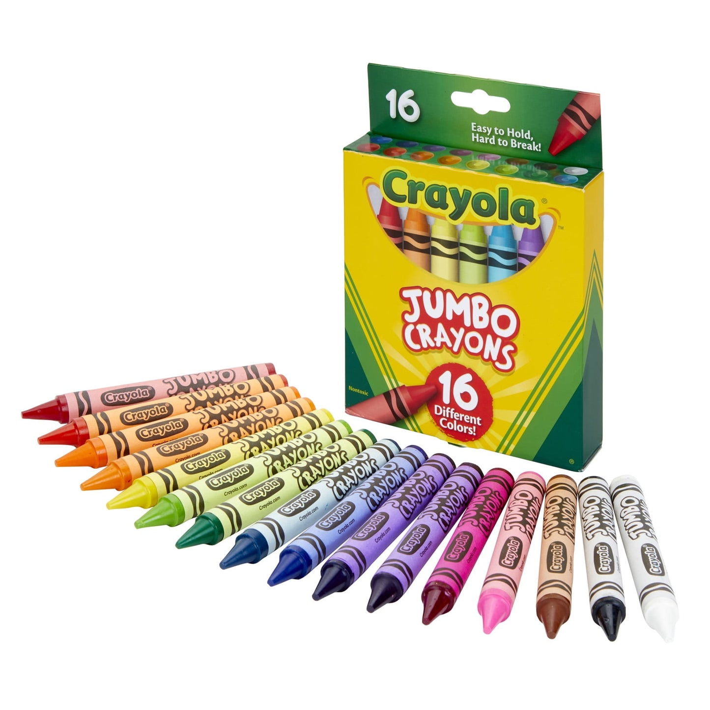 Crayola Jumbo Crayons, 16 Per Pack, 3 Packs