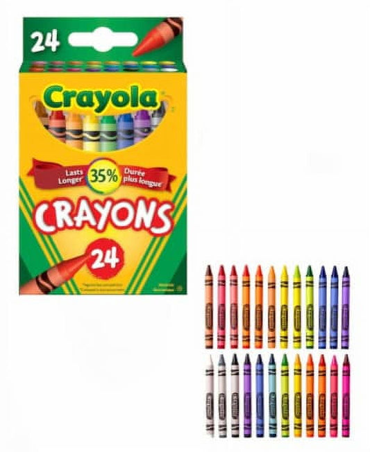 2X-Crayola Non Toxic Crayons 24 ct - 24 pk