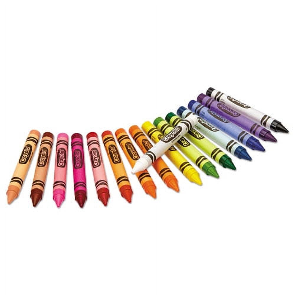 Large Crayons, Lift Lid Box, 16 Colors/box | Bundle of 5