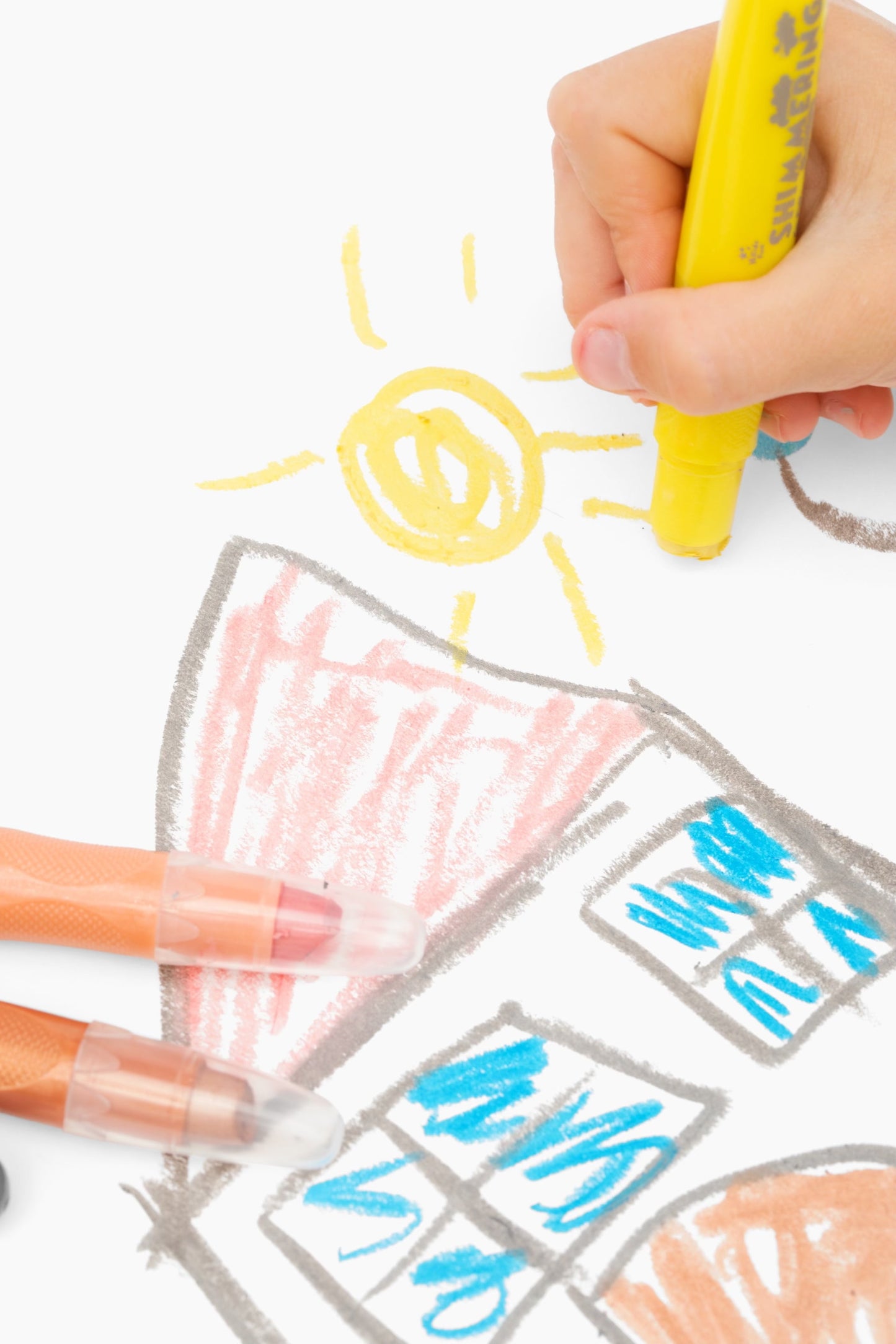 MKIDSFUN Sparkle Watercolor Gel Crayons, 12 Metallic Twistable Crayons