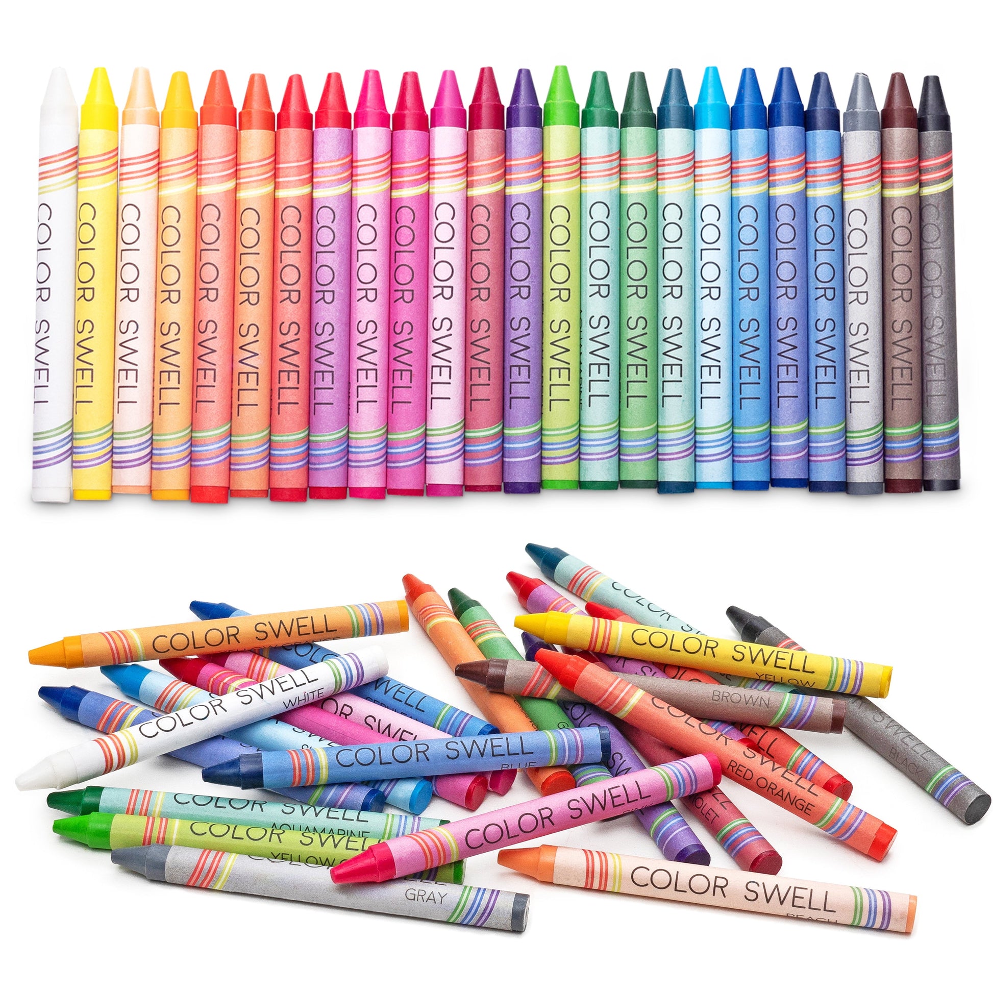 Color Swell Bulk Crayons, 36 Packs of 24 Count (864 Total)