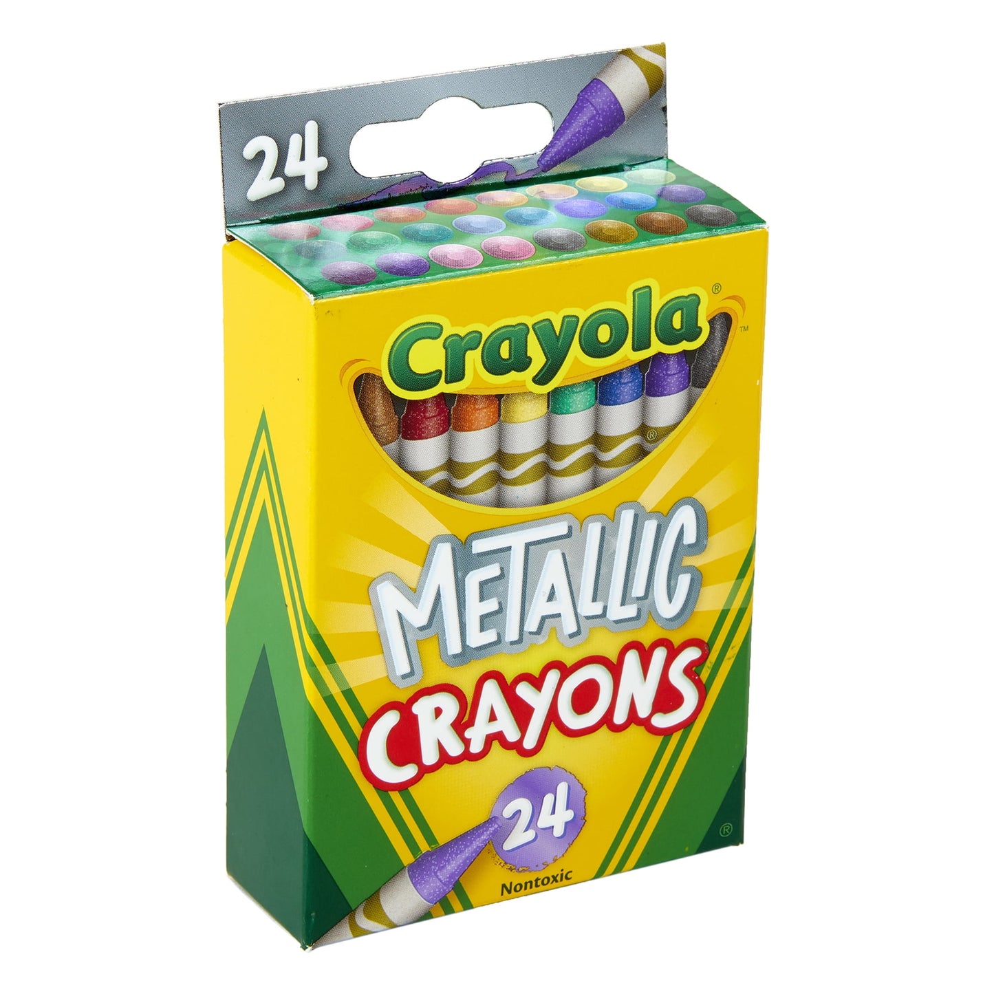 Crayola Metallic Crayons, 24 Per Pack, 6 Packs