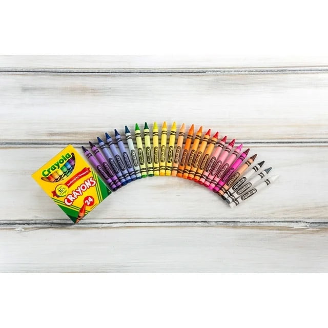 Crayola Crayons 24 Count, 10 Pack Bundle, Bundle for Teachers, Nontoxic, Preferred by Teachers (10 Packs, 240 Crayons)