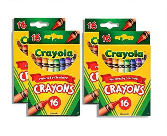 Crayola Classic Color Pack Crayons, 16 Color - 4 pak