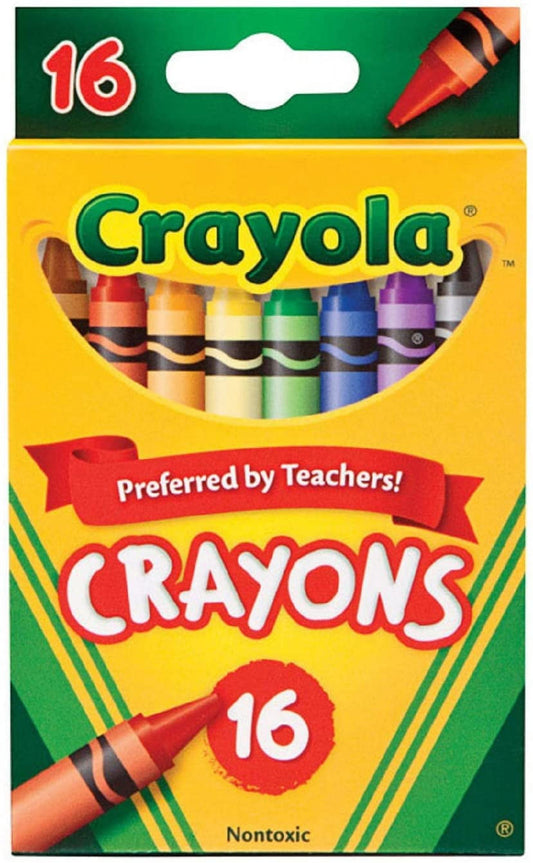 Crayola Classic Crayons Ages 3 and Above (16 Count)