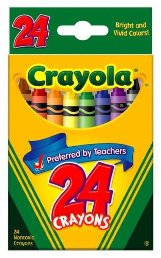 Crayola Crayons 24 Count Box (6 Pack)