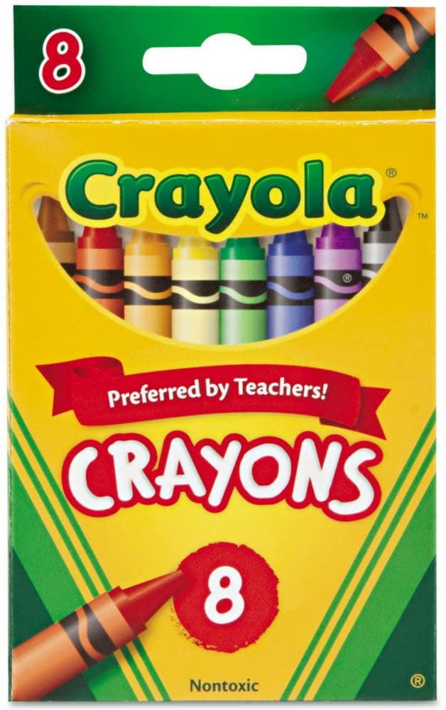 Crayola Crayons, 8 Count (Case of 48)