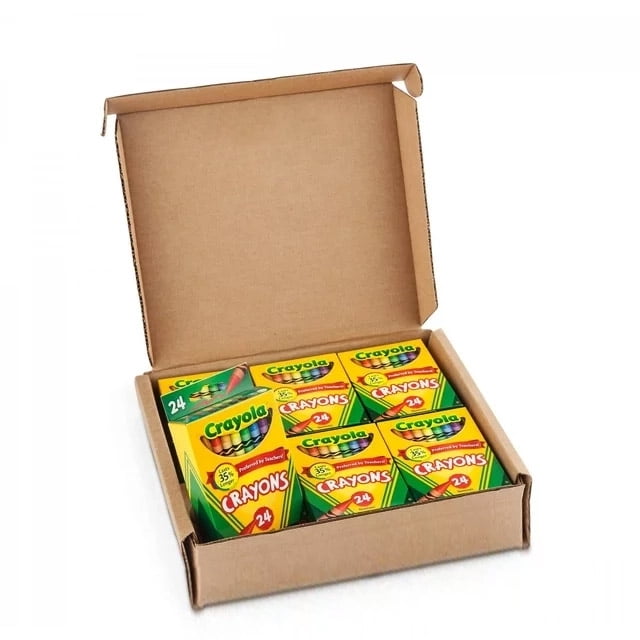 Crayola Crayons 24 Count, 10 Pack Bundle, Bundle for Teachers, Nontoxic, Preferred by Teachers (10 Packs, 240 Crayons)