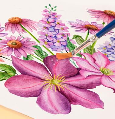 Deli Gel Crayons 24, Rotary Refills for Beginners and Artists, with Storage Case