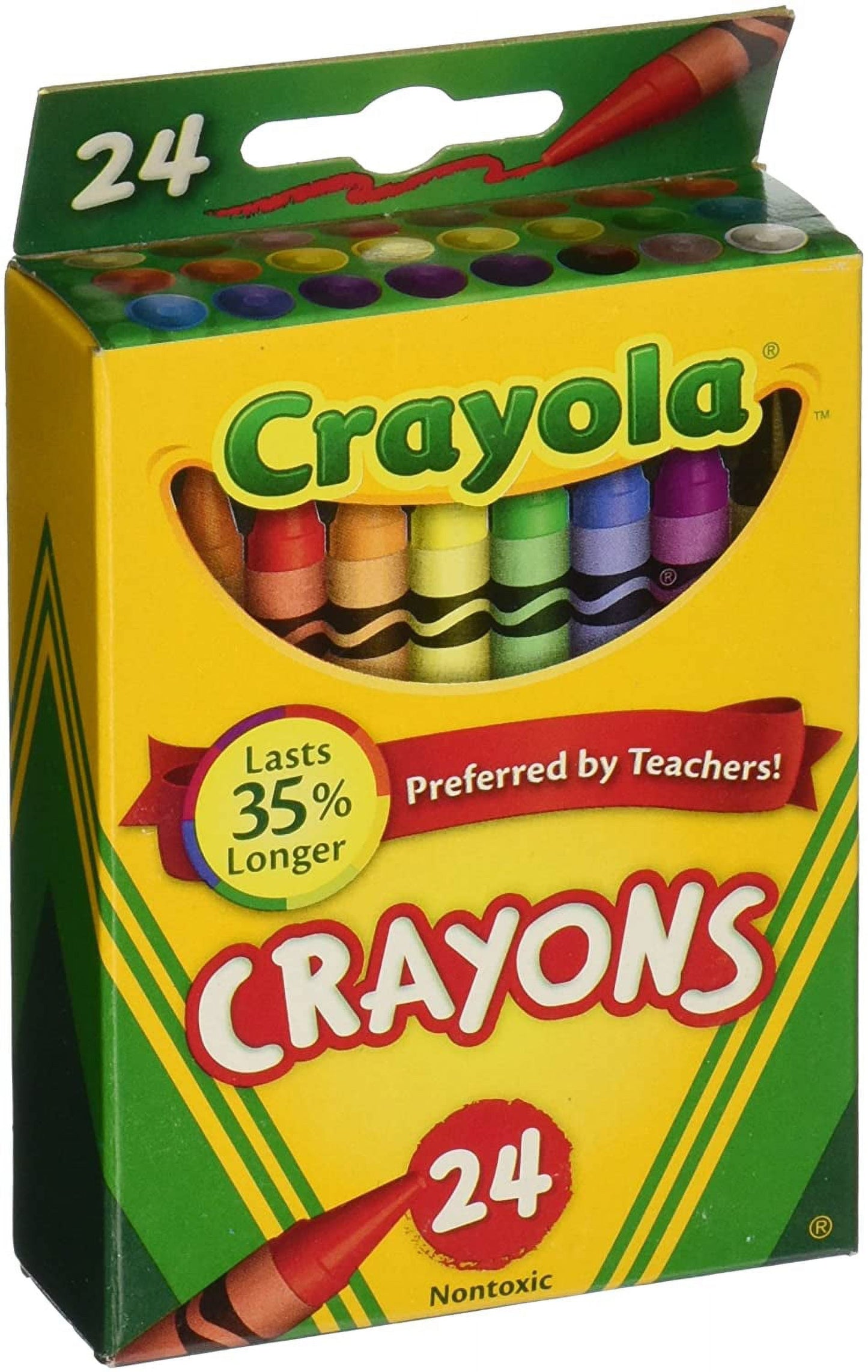 Crayola Crayons Box, 24 Count (Pack Of 6)