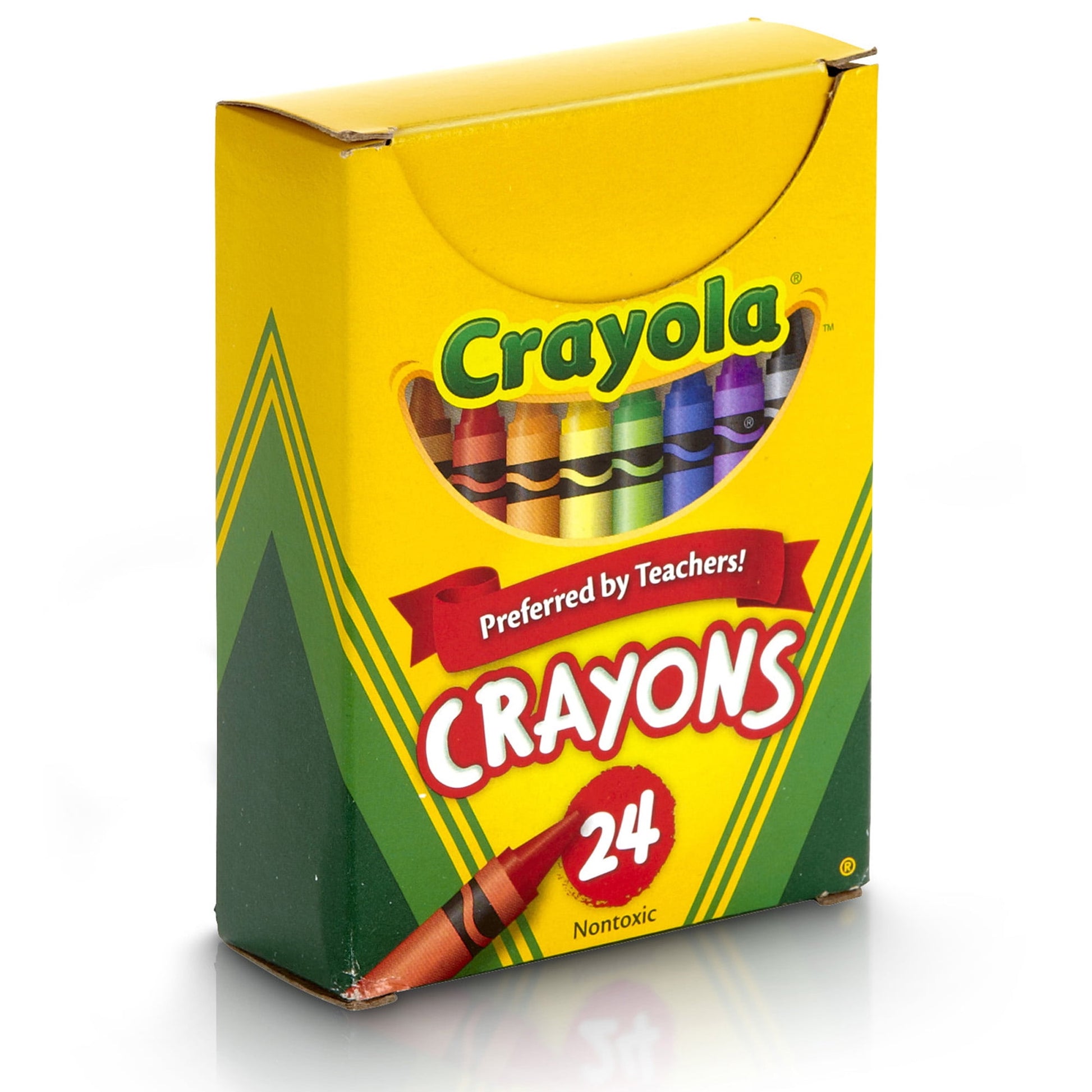 Crayola Crayons, Reg Size, 24 Colors Per Box, Set Of 12 Boxes